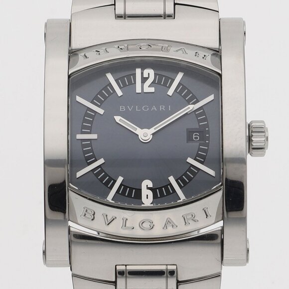 WATCH BVLGARI AA39S Assioma Navy SS QZ - Picture 1 of 8